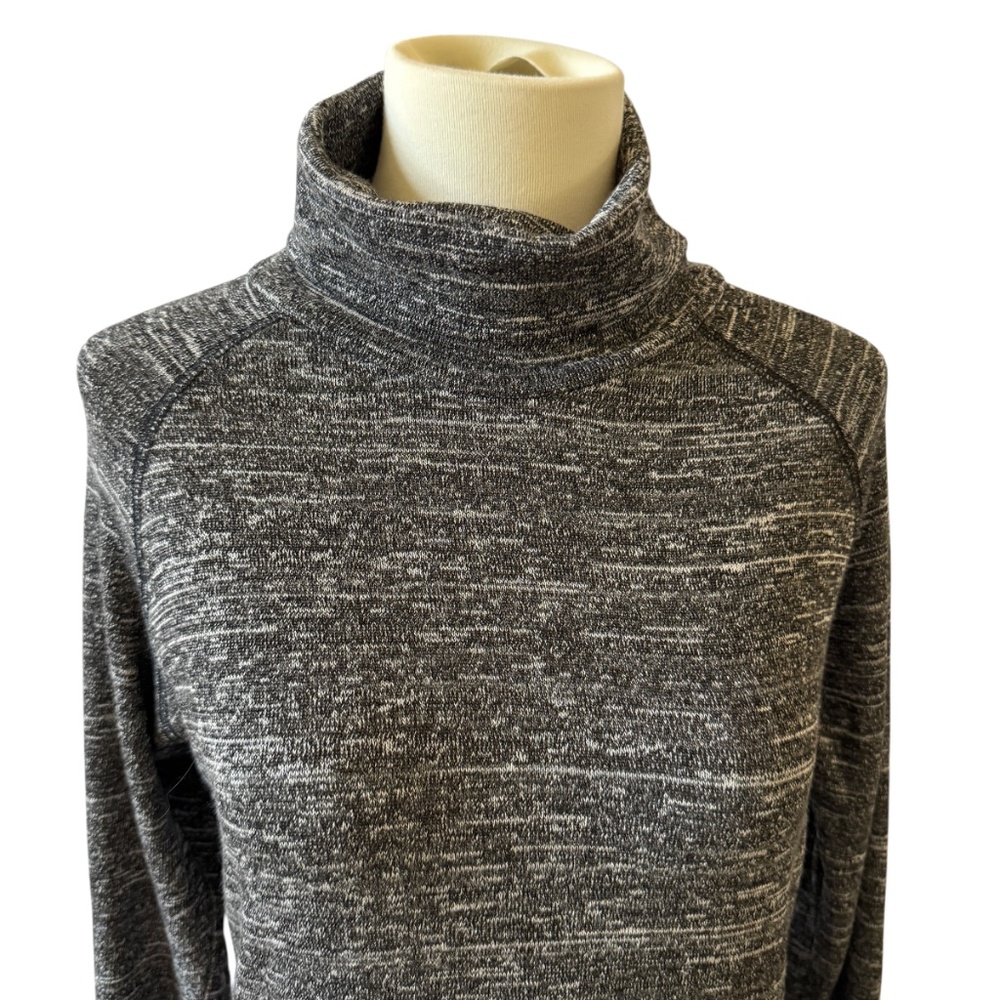 Nomadic Traders Top Sweater Turtleneck Heather Gr… - image 3